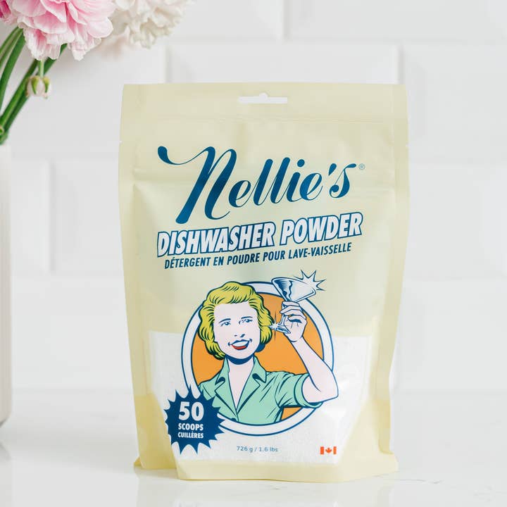 Dishwasher Powder - Dish Detergent - 50 Scoop Pouch for wholesale by Nellie's Clean