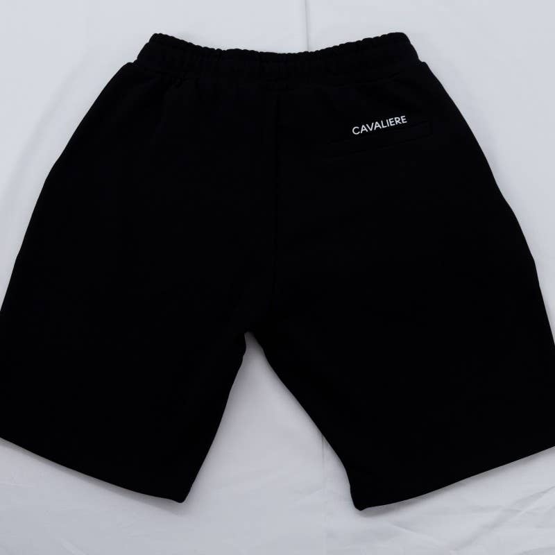 Cavaliere - Wholesale Shorts - Kids - Cavaliere “Minori” Black Shorts Made in Italy2