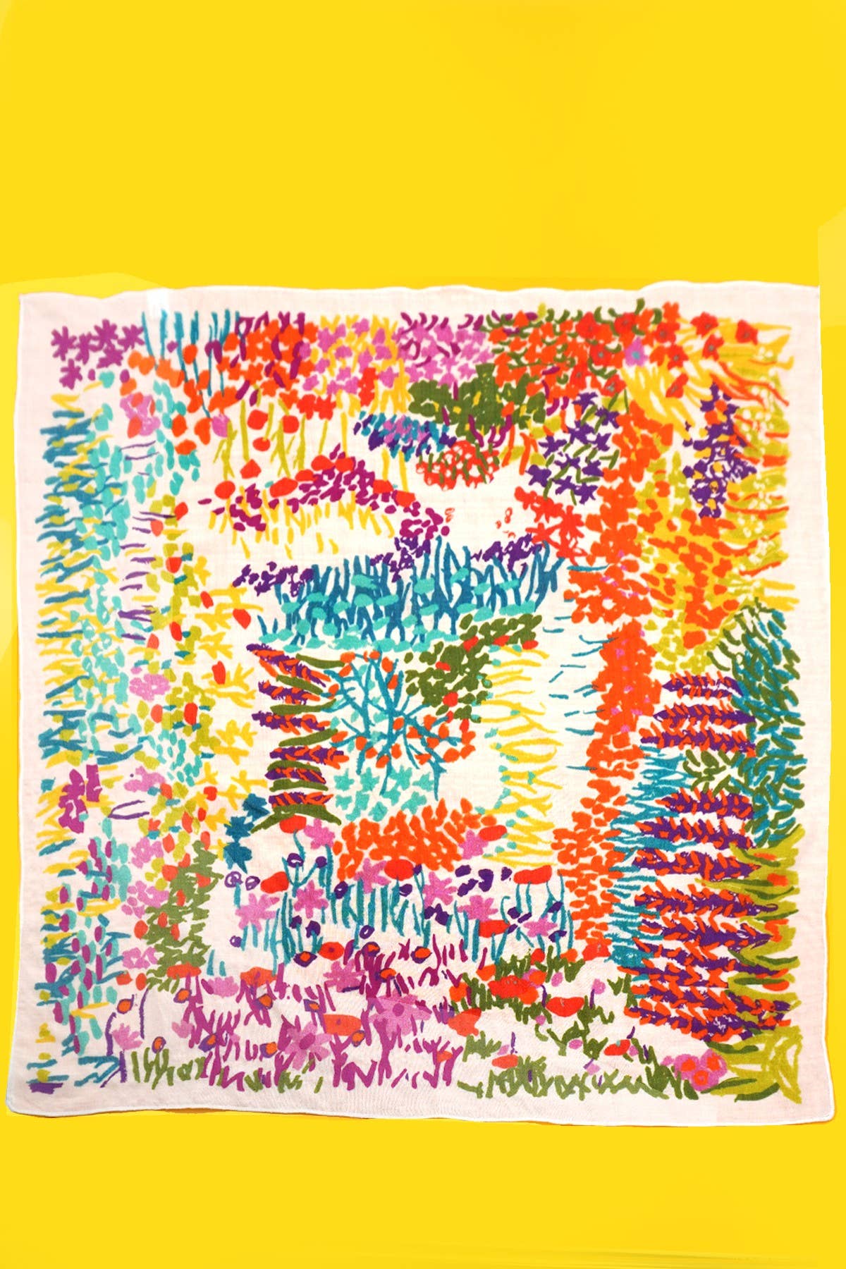 COTTON FLORAL PRINT SILKY FEELING BANDANA SCARF | 40SC648 for wholesale on Faire5