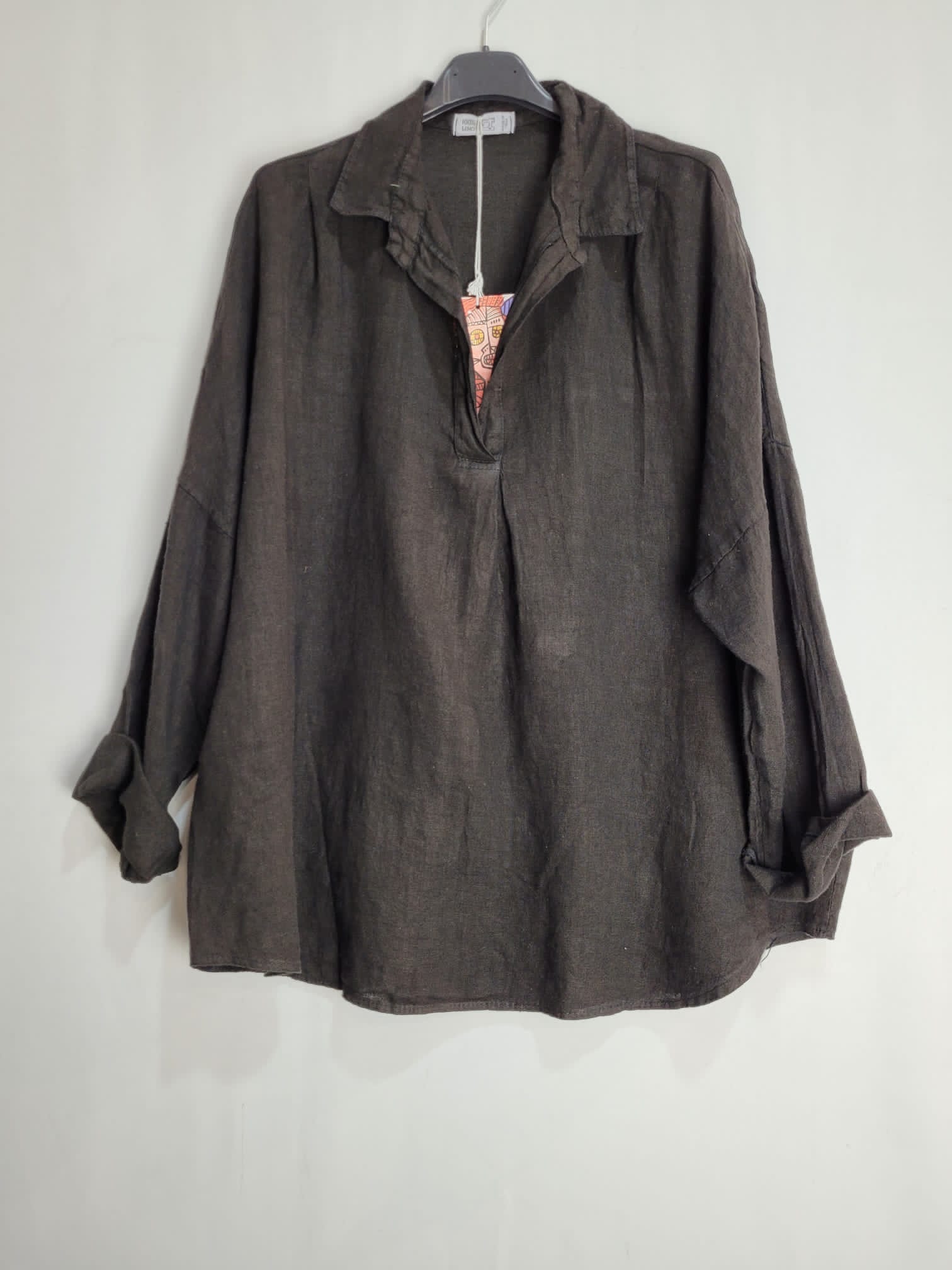 LINEN & COTTON HOUSE – Túnica - Mulher por atacado – CAMISA DE LINHO PARA MULHER 97188ROUPA PRIMAVERA VERÃO17