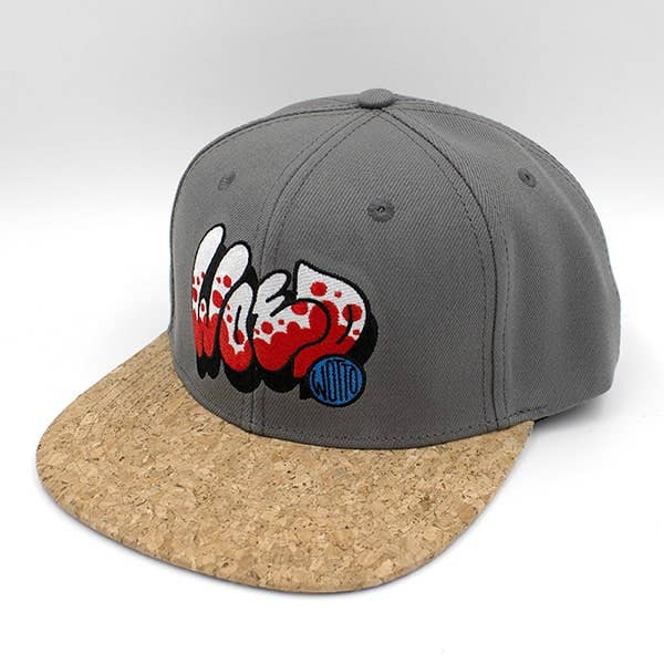 Woed – Großhandel Flat Brim Cap – Unisex – Strapback | WOTTO - Grau5