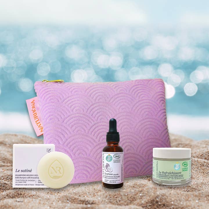 L'EVASION - Gentle Trio Nomad skincare kit for wholesale by Naturhôna