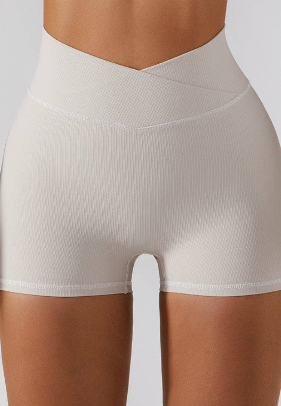 Active by Anna-Kaci - Vendita all'ingrosso Pantaloncini sportivi - Donna - Pantaloncini da allenamento a vita alta10