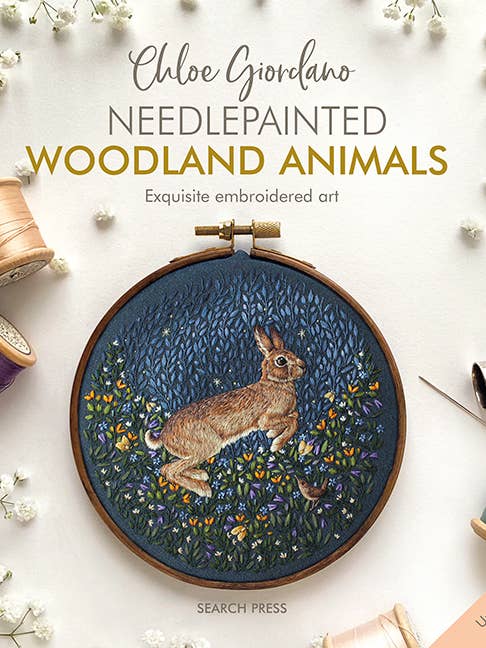 Chloe Giordano Needlepainted Woodland Animals for wholesale by Search Press