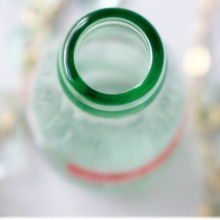 Smart Glass Recycled Jewelry - Wholesale Pendant/charm necklace - Coca Cola Small Wave Pendant1