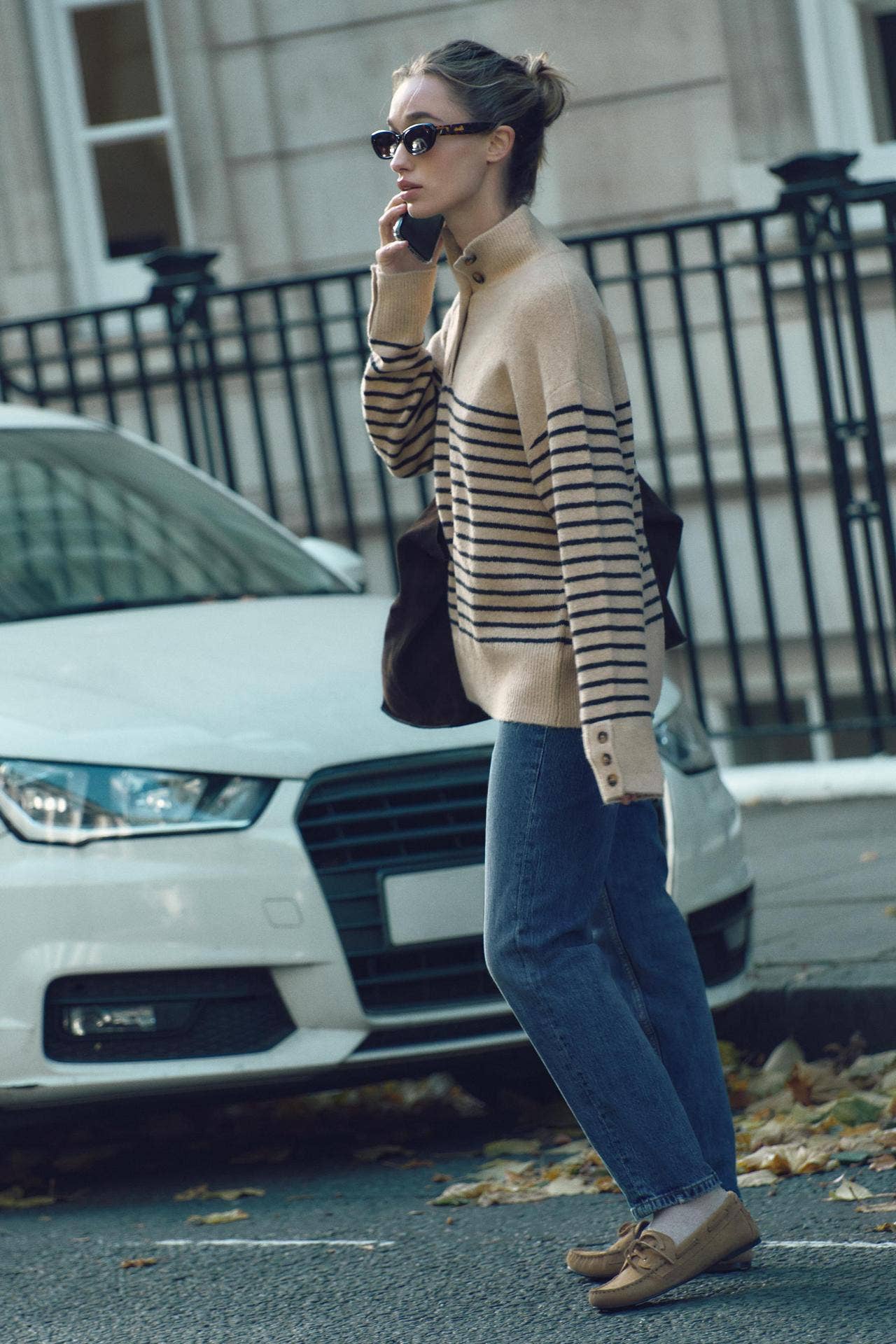 Marayn - Wholesale Knit Sweater - Women's - New AutumnWinter Russian Style Striped Knit Sweater4