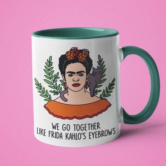 Ink Pop - Wholesale Coffee Mug - We Go Together Like Frida Kahlo's Eyebrows