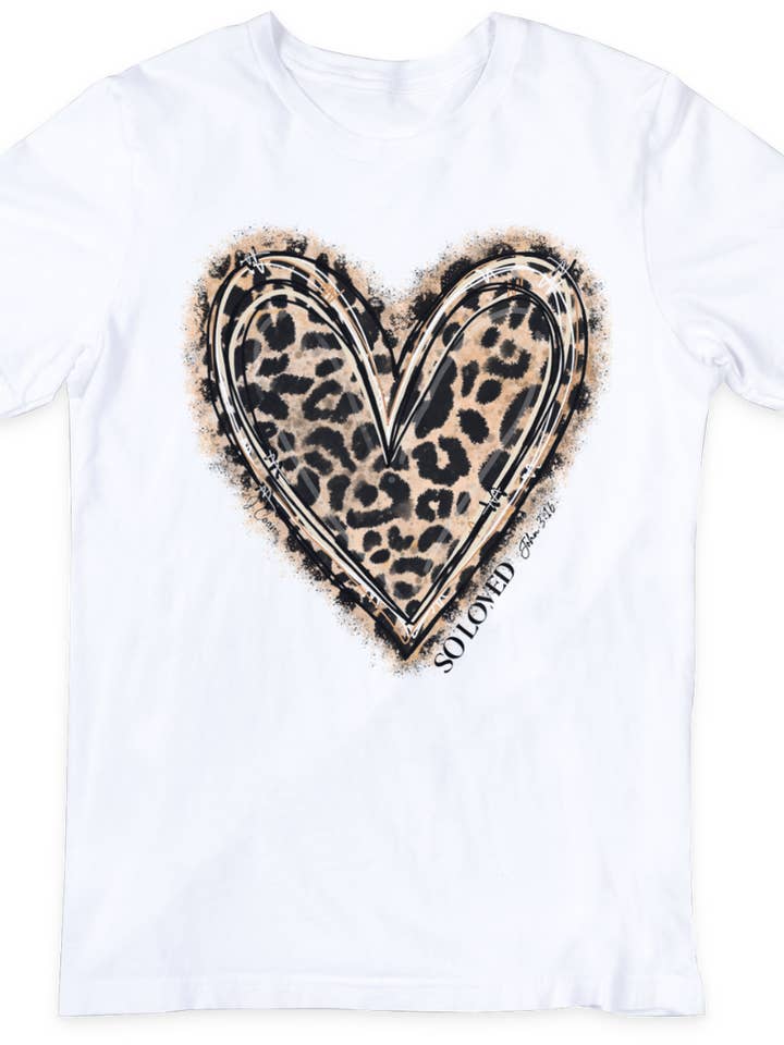 So Loved Leopard Heart for wholesale by JCoons