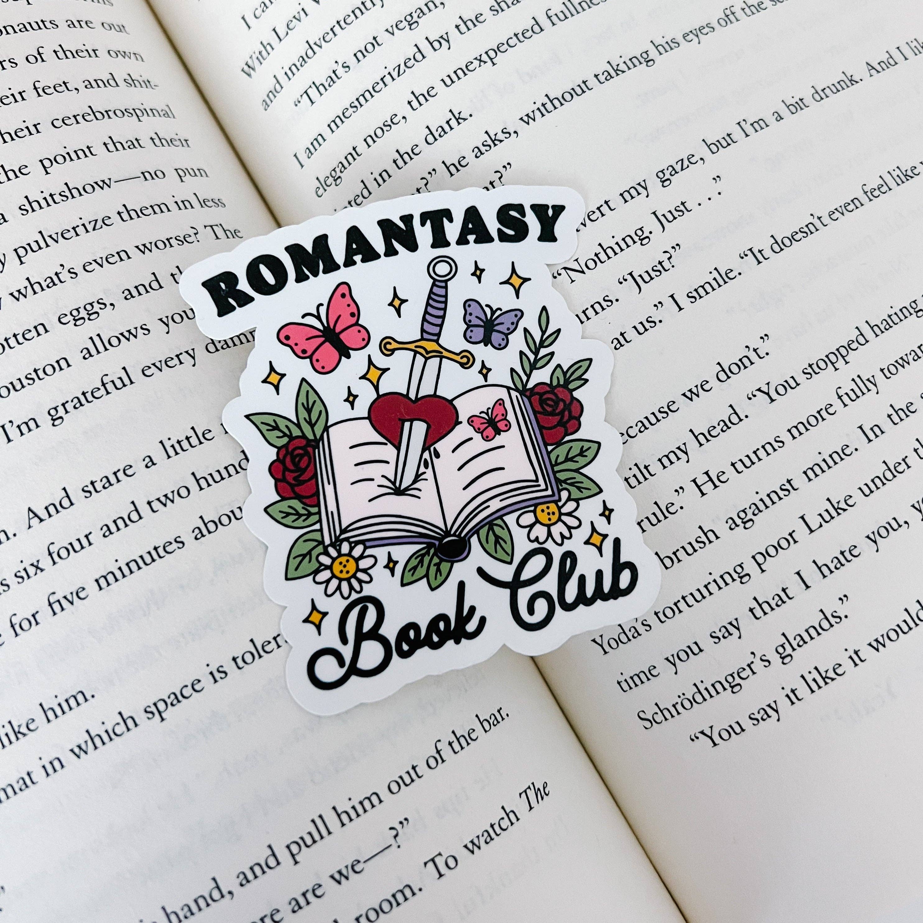 Painted Lavender - Wholesale Sticker - Romantasy Book Club Sticker