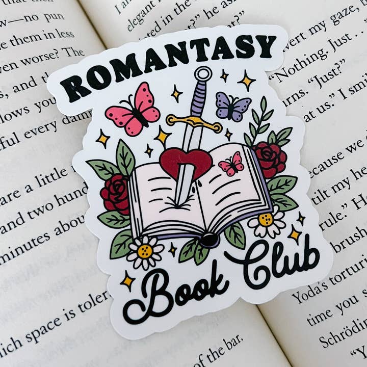 Painted Lavender - Wholesale Sticker - Romantasy Book Club Sticker0