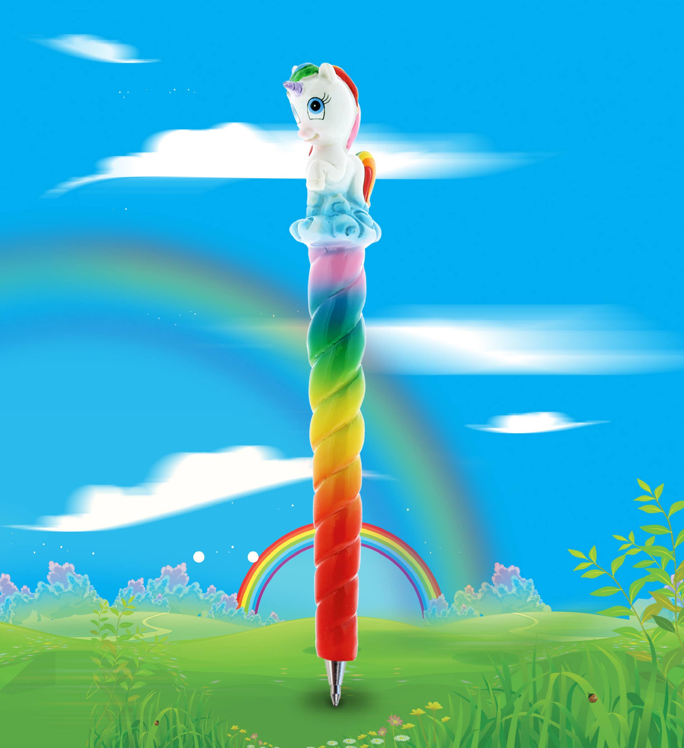 Cota Global - Wholesale Pen - Planet Pen - Rainbow Unicorn6