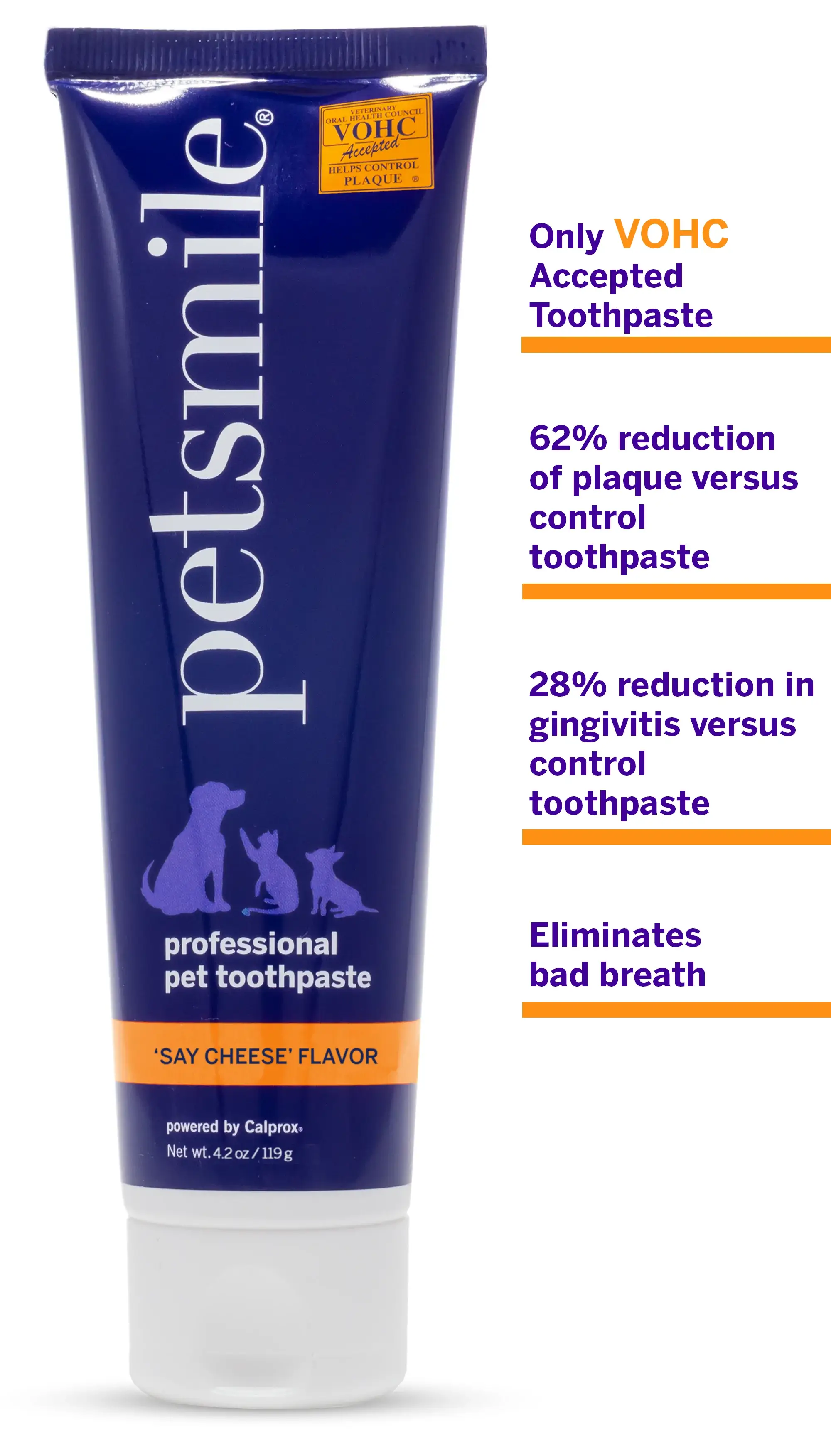 PetGiftz LLC - Vente Dentifrice – chien - DENTIFRICE POUR CHIEN PETSMILE 4,2 oz3