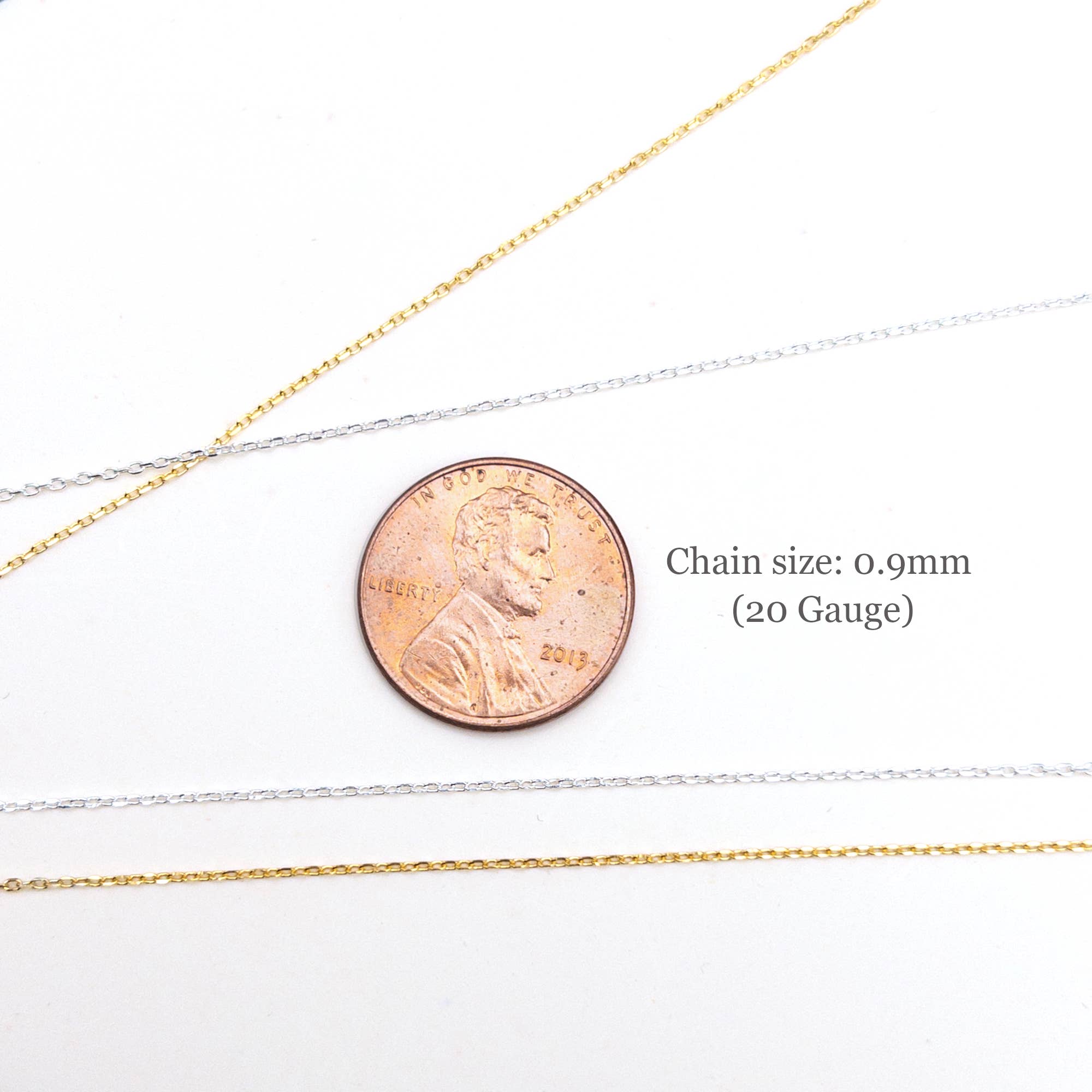 UBNY Collection - Wholesale Link & Chain Necklace - Cable Chain Necklace • 925 Sterling Silver • Thread Necklace2