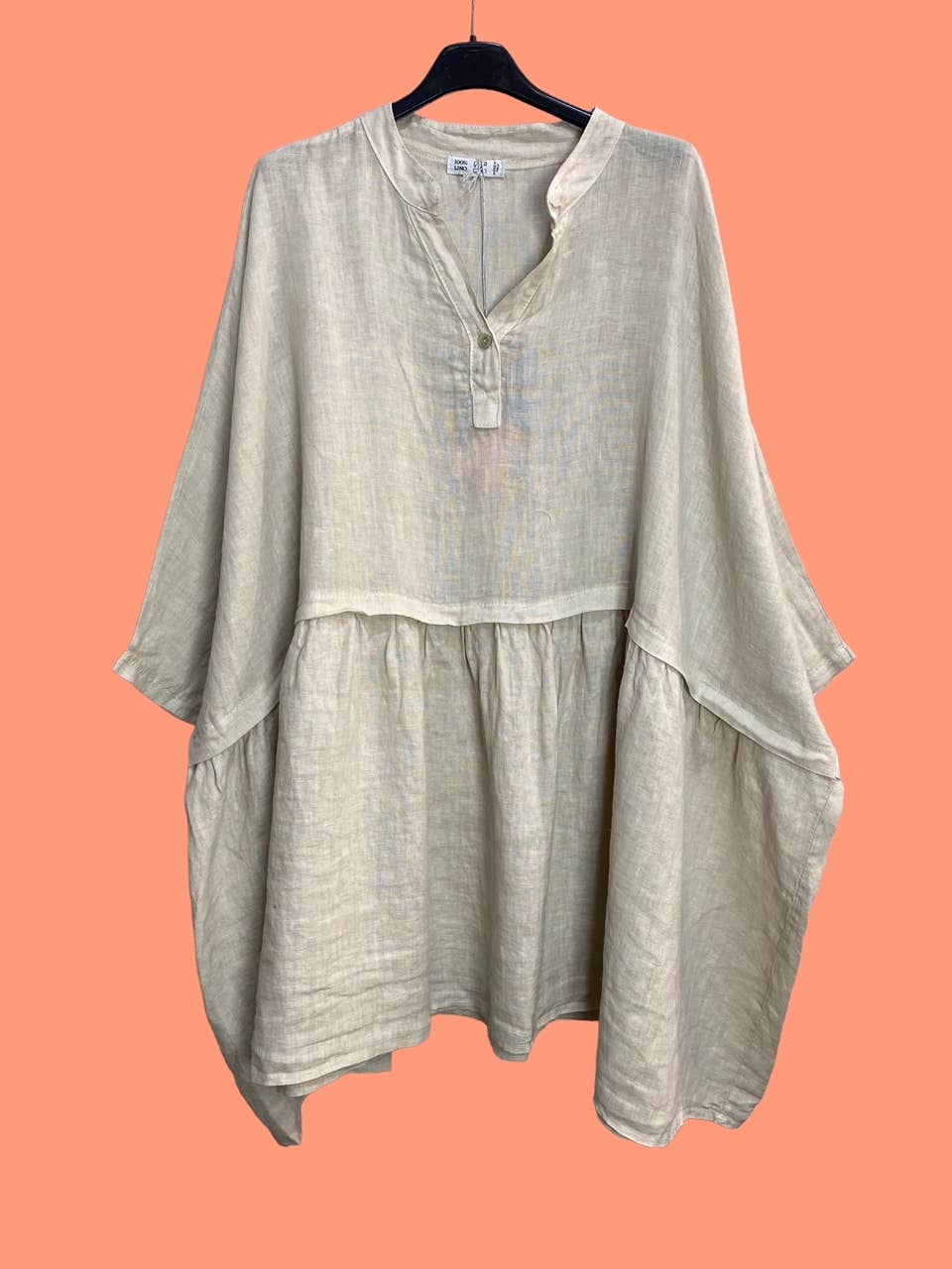 la maison des fibres naturelles - Venta al por mayor Túnica - Mujer - Túnica amplia de lino 68369 flora 100% TÚNICA DE LINO18