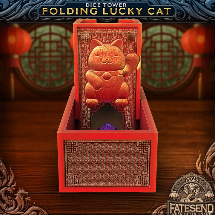 Tour de Chat Porte-Bonheur Pliable pour la vente par Fool's Moon Entertainment, Inc.