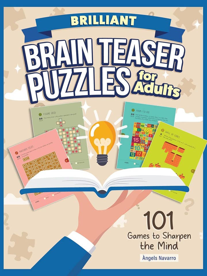 Brilliant BrainTeaser Puzzles for Adults-Games to Stay Sharp for wholesale by Fox Chapel Publishing