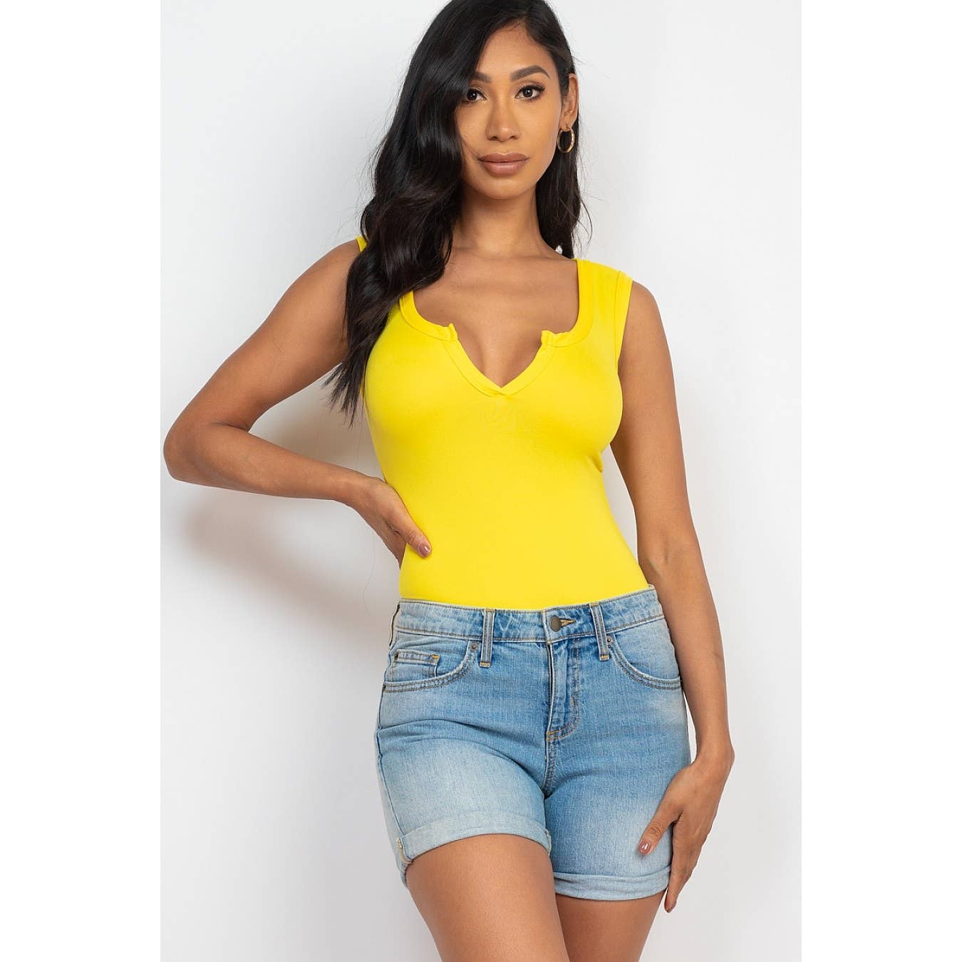 Buy wholesale Twist Front Slinky Bodysuit