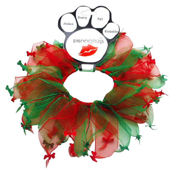 Mirage Pet Products - Wholesale Pet Collar - Dog - Christmas Smoochers Pet Party Collars
