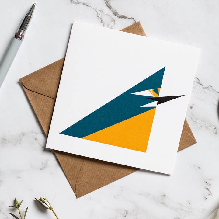 Petite carte - Martin-pêcheur pour la vente par Twenty Birds