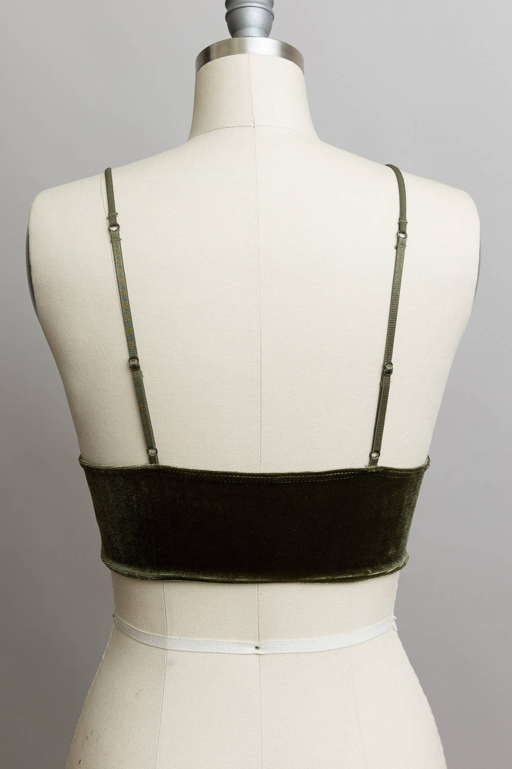 Leto Accessories - Wholesale Bralette - Women's - Velvet Plunge Longline Bralette - Deep V-Neck Crop Top ✨7