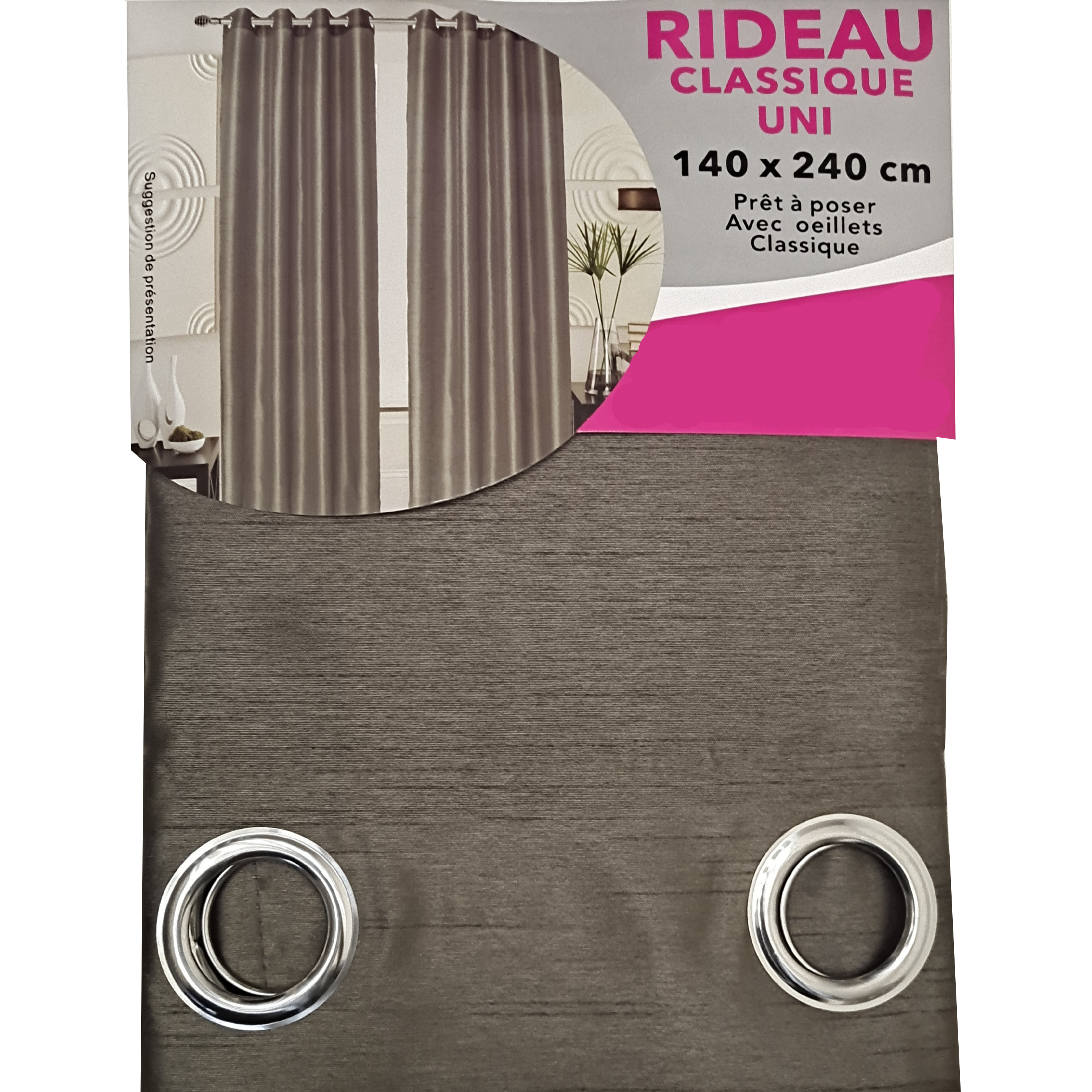 Super Bazaar - Wholesale Gordijn - Kant en Klaar Vitrage Gordijn - Met Ringen - 140x240 cm16