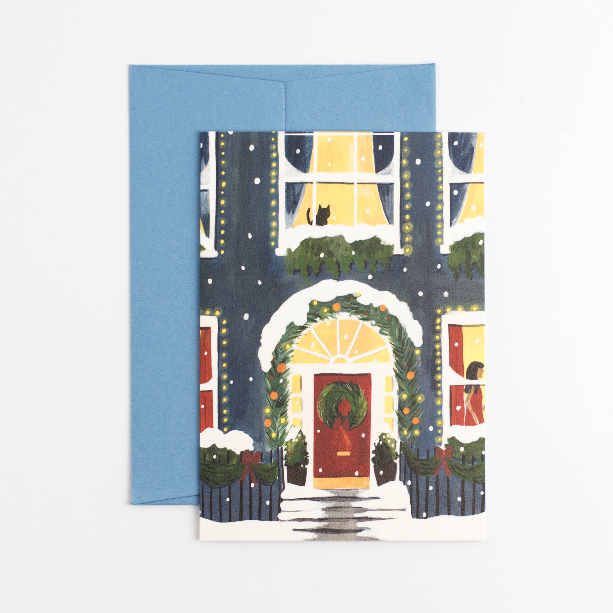 Peggy & Kate - Wholesale Christmas Card - Winter Home Card | Christmas Card