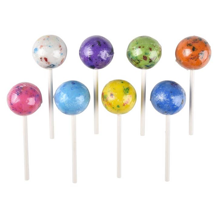 La Luna Bella - Toys - Wholesale Hard Candy - Jawbreaker Paint Ball Pops (36 Cnt) 5" LLB Candy