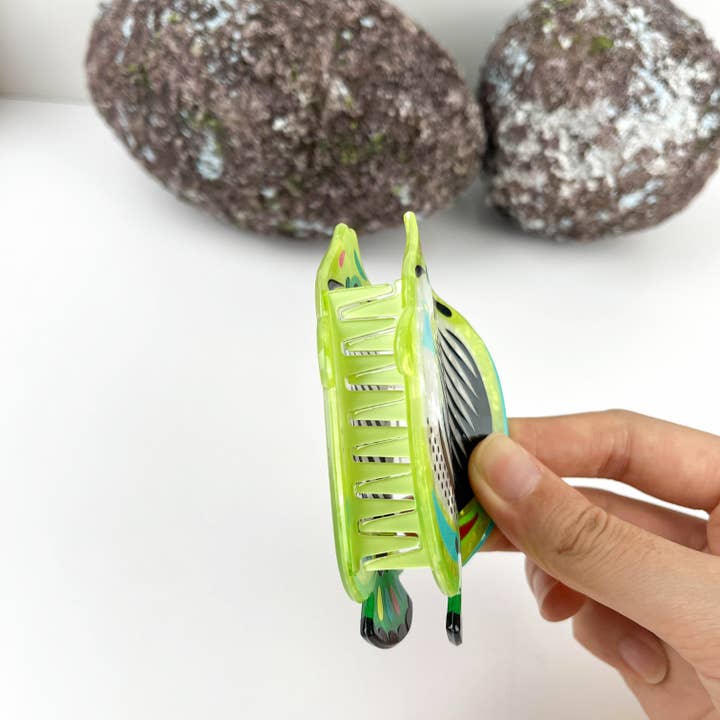 mildstyles - Wholesale Hair Clip - Women's - Angelfish Hair claw clip, Largemouth Bass Hair clip2