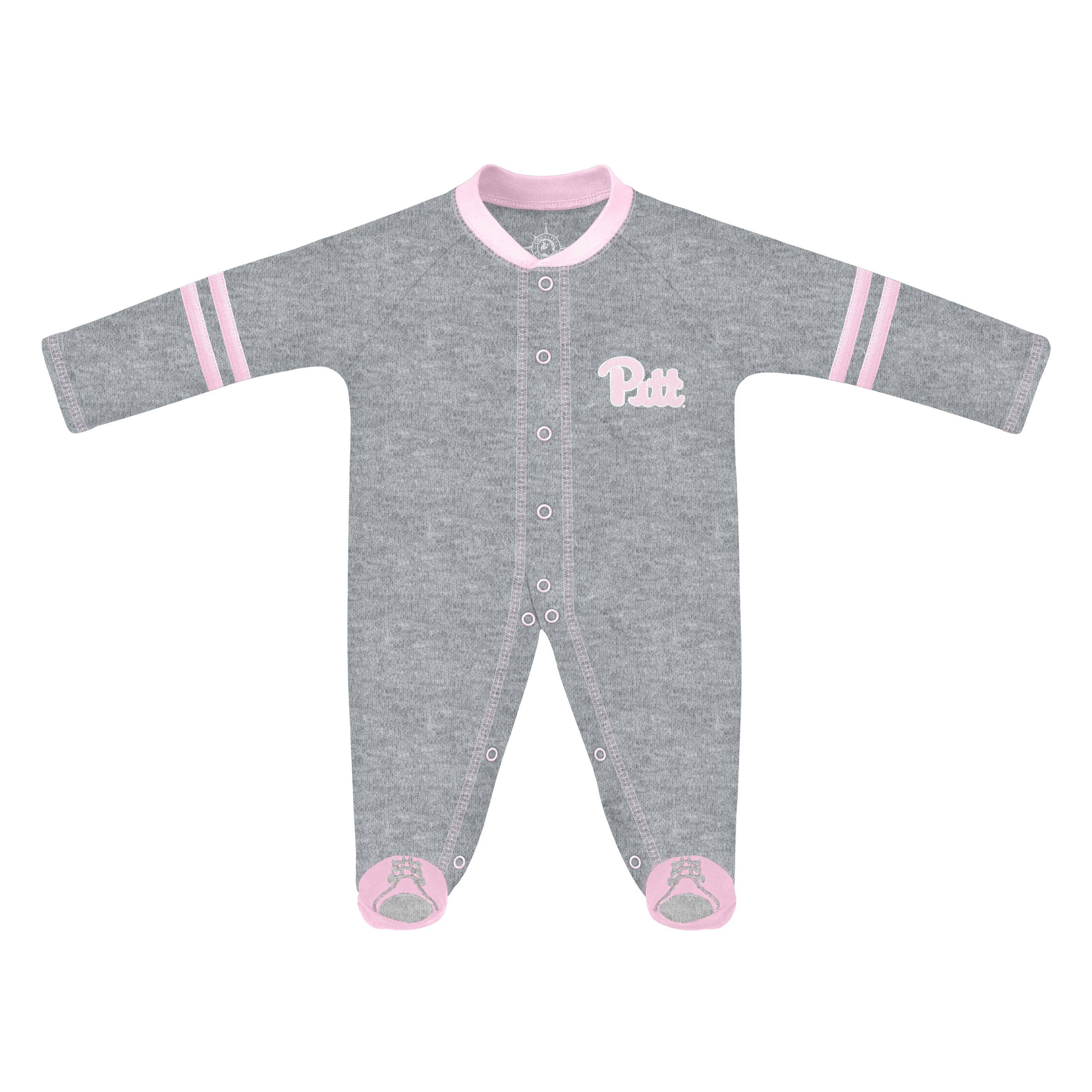 Creative Knitwear - Wholesale Jumpsuit - Baby - Pitt Panthers Sports Shoe Footed Romper 3