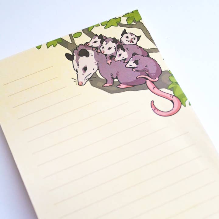 weneedtogooutside - Wholesale Notepad - Opossum Notepad1