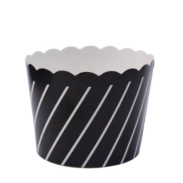 Small Disposable Baking & Snack Cups - Black - 550 Pcs Bulk for wholesale by Sweet Divide