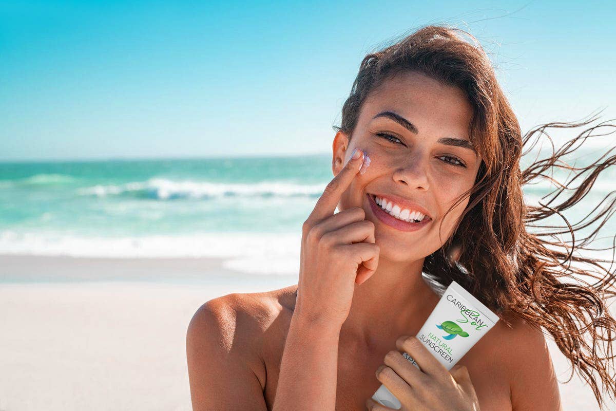 Caribbean Sol - Vente Crèmes solaires - Caribbean Sol Natural Faces Only SPF 20 - 4 oz4