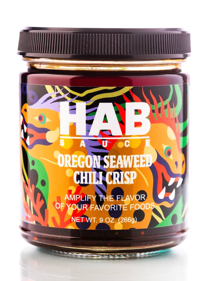 Seaweed Chili Crisp (mild heat) 9 oz. (266g) for wholesale by HAB Sauce