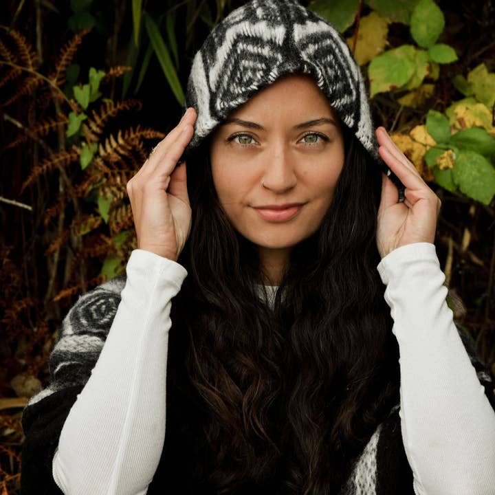 Cajas Wool Poncho for wholesale by Wylde Brigade