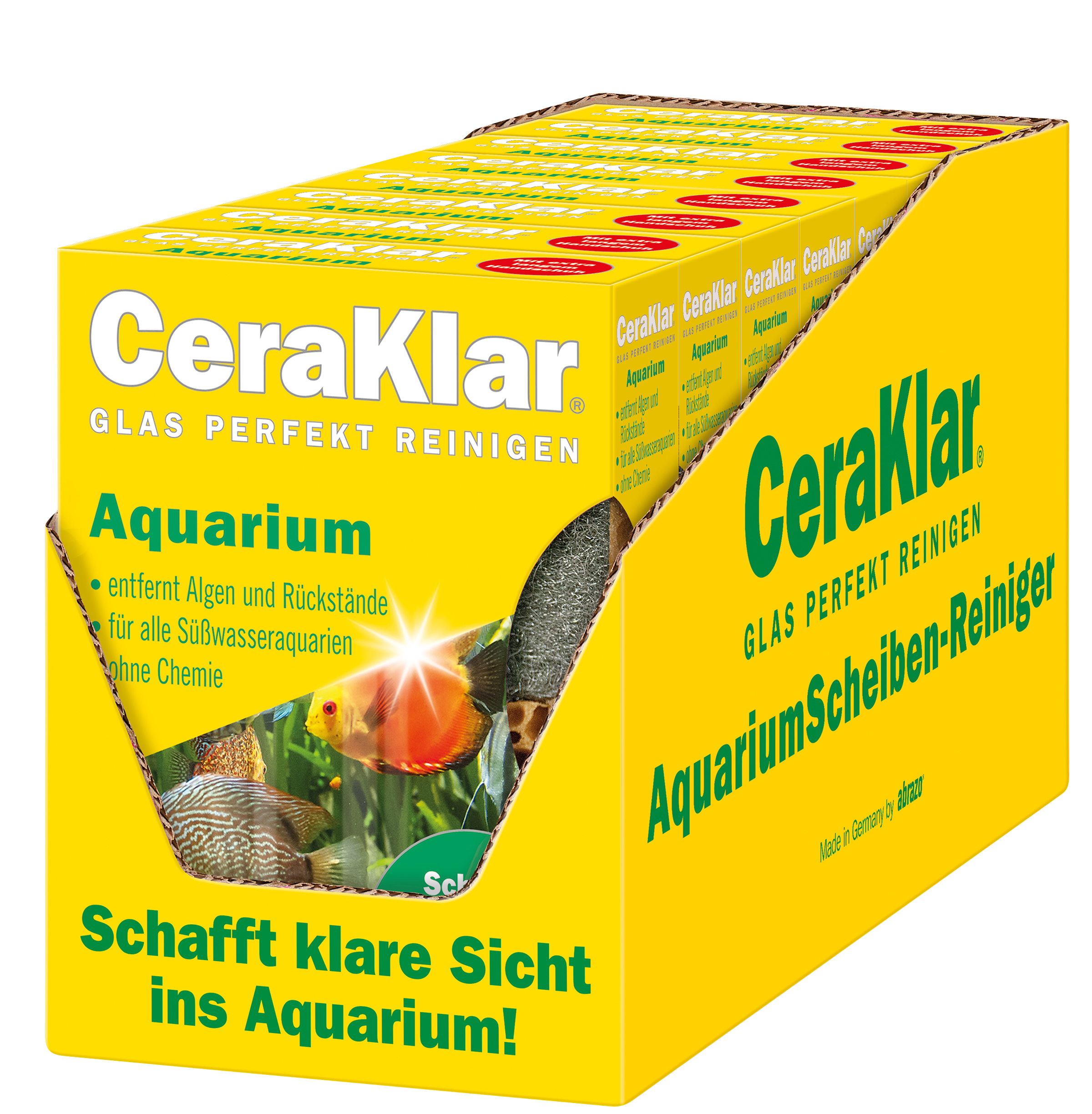 abrazo - Wholesale Cleaning Sponge - abrazo CeraKlar Aquarium - 2 sponges, removal of algae1