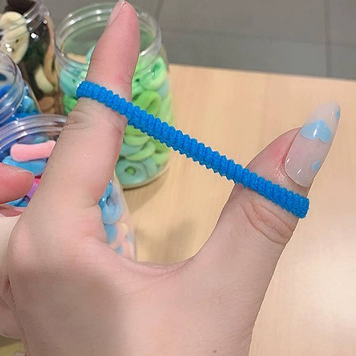 ACCITY - Wholesale Hair Tie - CHILDREN HIGH ELASTIC HAIR TIES(100PCS/BOX)_CWAHA050325