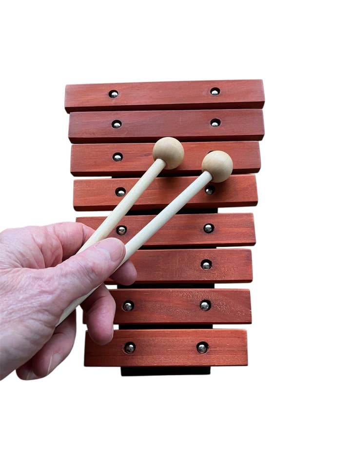 Håndlavet træxylofon musikinstrument med 2 køller for engroshandel hos inRhythm