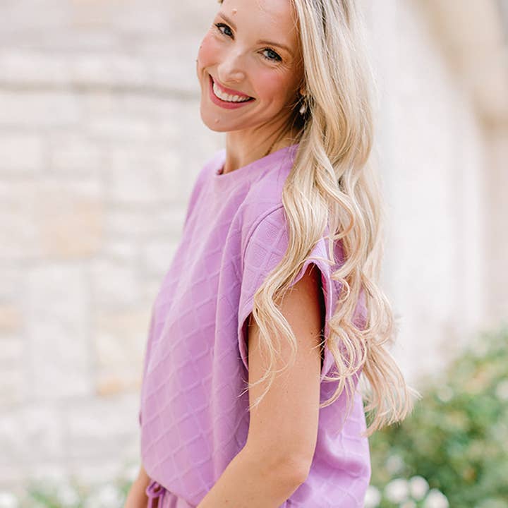 Mary Square - Wholesale Lounge Set - Women's - Set Claire Lilac