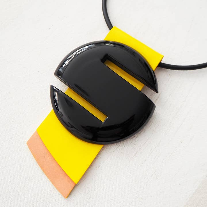 Collar corto Cravateen S negro para venta al por mayor de Buttons Paradise