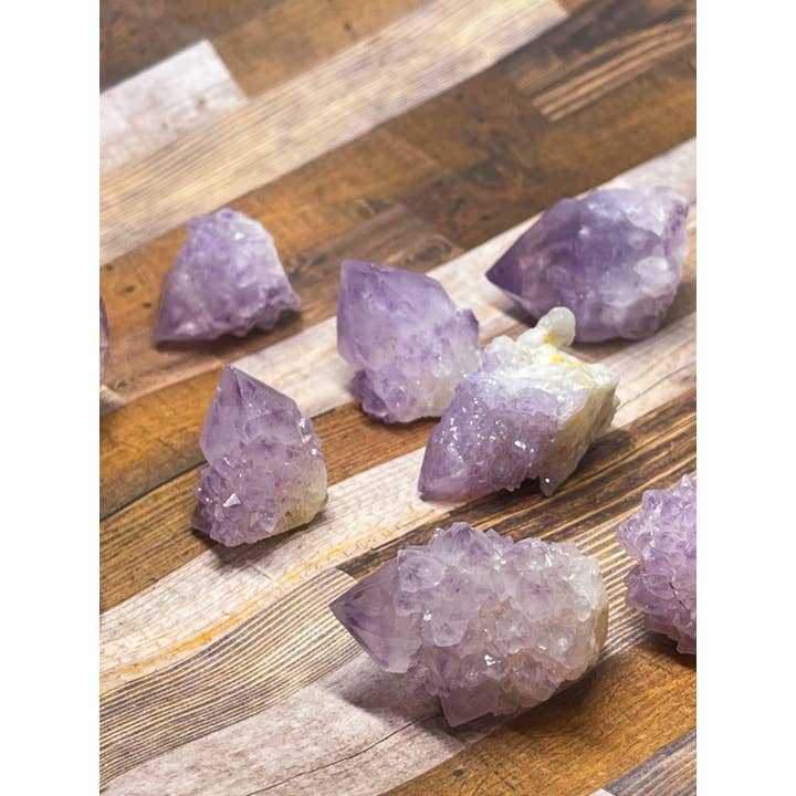 Tumbledshop - Wholesale Spiritual stone/crystal - Spirit Quartz, Aura Quartz Crystal Cluster Cactus Quartz2