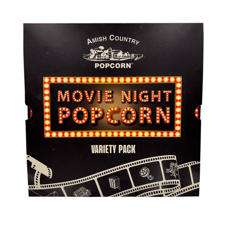 Paquete de variedades Movie Night para venta al por mayor de Amish Country Popcorn