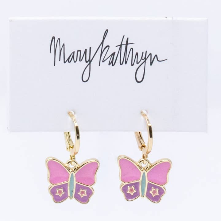 Borboleta rosa e roxa Huggies por atacado de Mary Kathryn Design