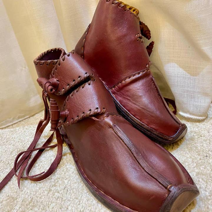 Sapatos de Couro Medievais para Homens por atacado de Atlasmusecrafts LLC