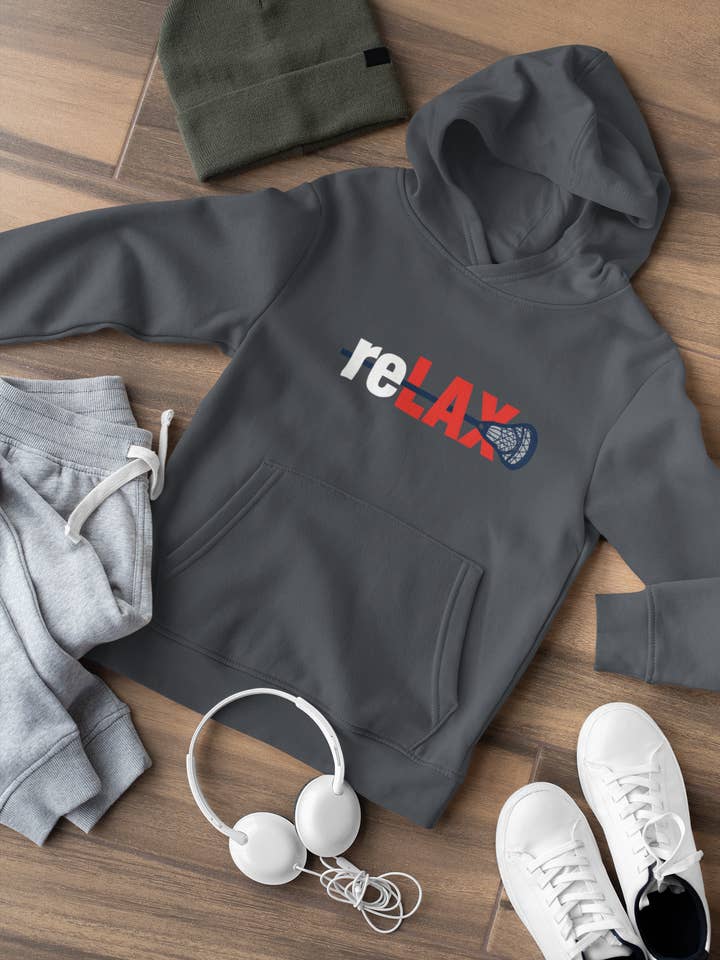 Sweat à Capuche en Polaire pour Jeunes – Logo reLAX Wear pour la vente par reLAX Wear