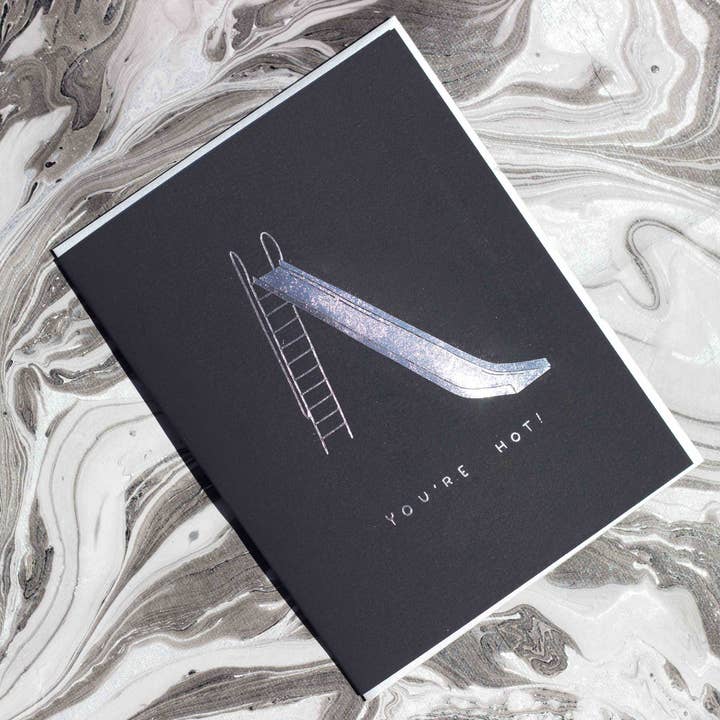 M.C. Pressure - Wholesale Everyday Greeting Card - You're Hot Foil Stamped Greeting Card