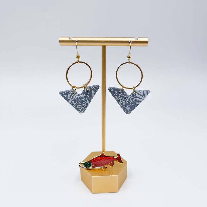Wild Coho Clay - Wholesale Dangle Earrings - Botanical & Neutral Dangles 2