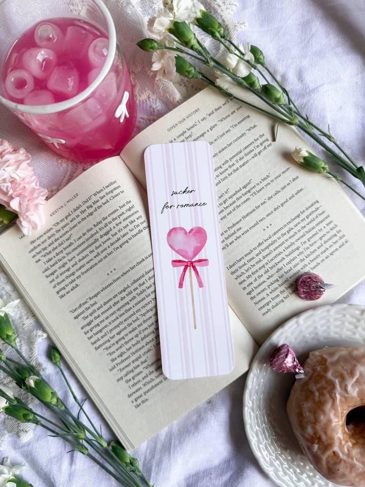 Sucker for Romance Bookmark for wholesale by gigiandbo