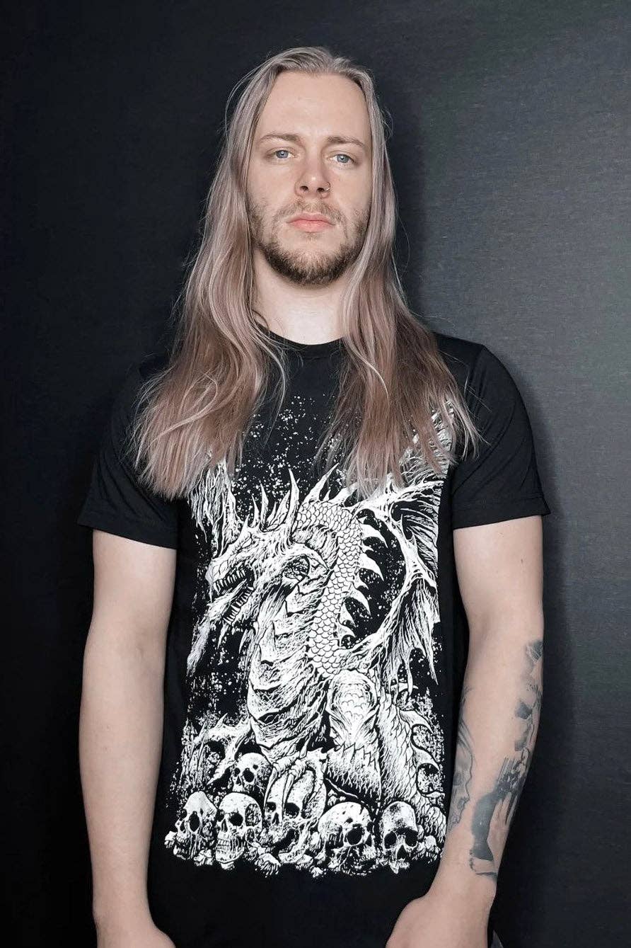 vampirefreaks – Engroshandel Grafisk t-shirt - Unisex – Dragon's Lair T-shirt i flere stilarter12