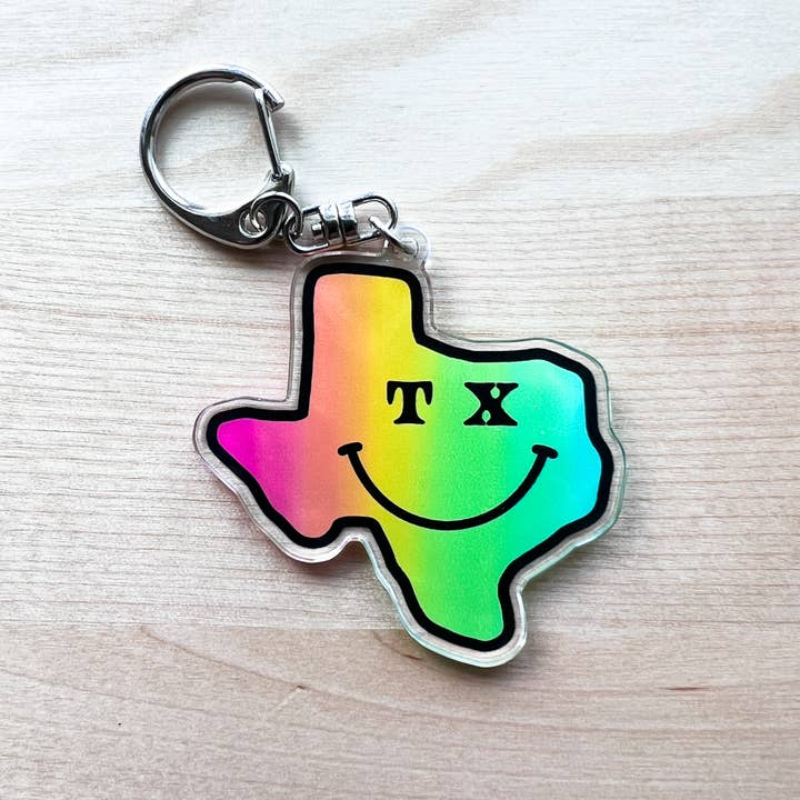 The Sticker Box | Texas Inspired Stickers & Magnets - Wholesale Keychain - Unisex - Texas Keychains - Texas Lover Gift Souvenir Stocking stuffer