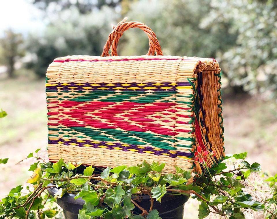 Handbag Seagrass Basket – Travellers Hat Boutique
